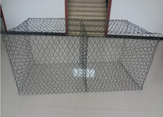 2x1x1m 육에 의하여 용접되는 직류 전기를 통한 Gabion 상자 알루미늄에 의하여 입히는 2.2mm 동점 철사