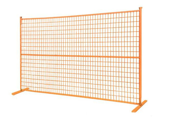 ISO 9001 임시 건설 현장 보안 펜싱 패널 6ft×10ft 2x4''