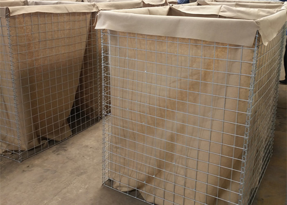3&quot; X3&quot; Mil 4 Hesco 방어적인 장벽 1.5m 폭 금속 돌망태 감금소