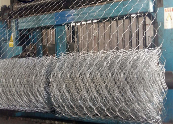 12*15cm 5 트위스트 금속 Gabion 메쉬 바구니 Galfan 고급 메쉬 금속 Gabion 바구니