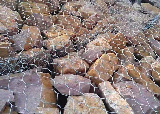 270g/M2 아연 코팅 용접 메쉬 금속 Gabion 바구니 120×150mm 4mm 철사 직경