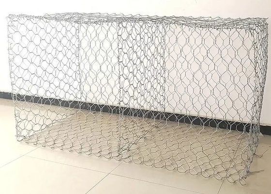 사면 건축을 위해 직류 전기를 통하는 뜨거운 담궈지는 2.4mm에서 3.9mm Galfan Gabion 바구니