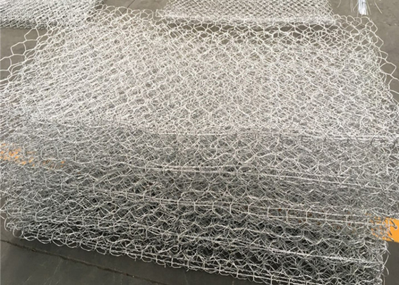 호안 6각형 뜨거운 담궈진 직류 전기를 통한 Gabion 상자 270g/M2 아연 입히는