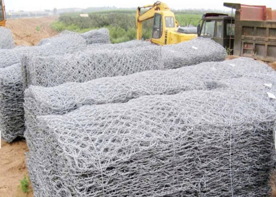 5 해변 보호를 위한 강선전도 3 ×1×0.3m GI 철사에 의하여 직류 전기를 통하는 Gabion 상자 매트리스