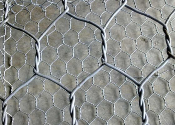 바위 옹벽을 위한 4.5mm 3x1x1m 직류 전기를 통한 Gabion 상자 육 철사 감금소