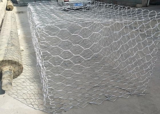 0.3m 길쌈된 직류 전기를 통한 PVC 입히는 Gabion 상자 옹벽 해변 보강